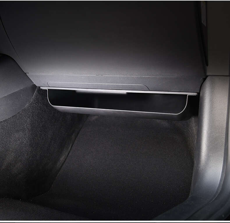 适用于特斯拉model3副驾驶手套箱毛豆3下储物盒内饰改装饰收纳配件