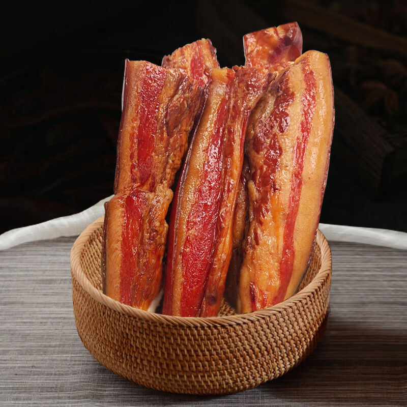 榕下小鹿 湖南烟熏腊肉农家自制湘西风味腊肉非四川五花肉腊肉 2斤装