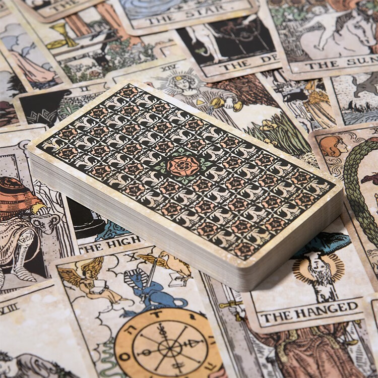 古体伟特塔罗卡牌tarot cards vintage 意大利复古韦特塔牌塔罗牌