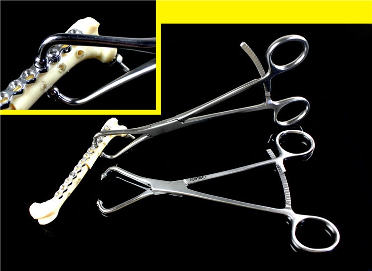 双头 点状 尖头 圆头 球头 复位 持骨 骨板 压板钳 持骨钳 宠物复位钳