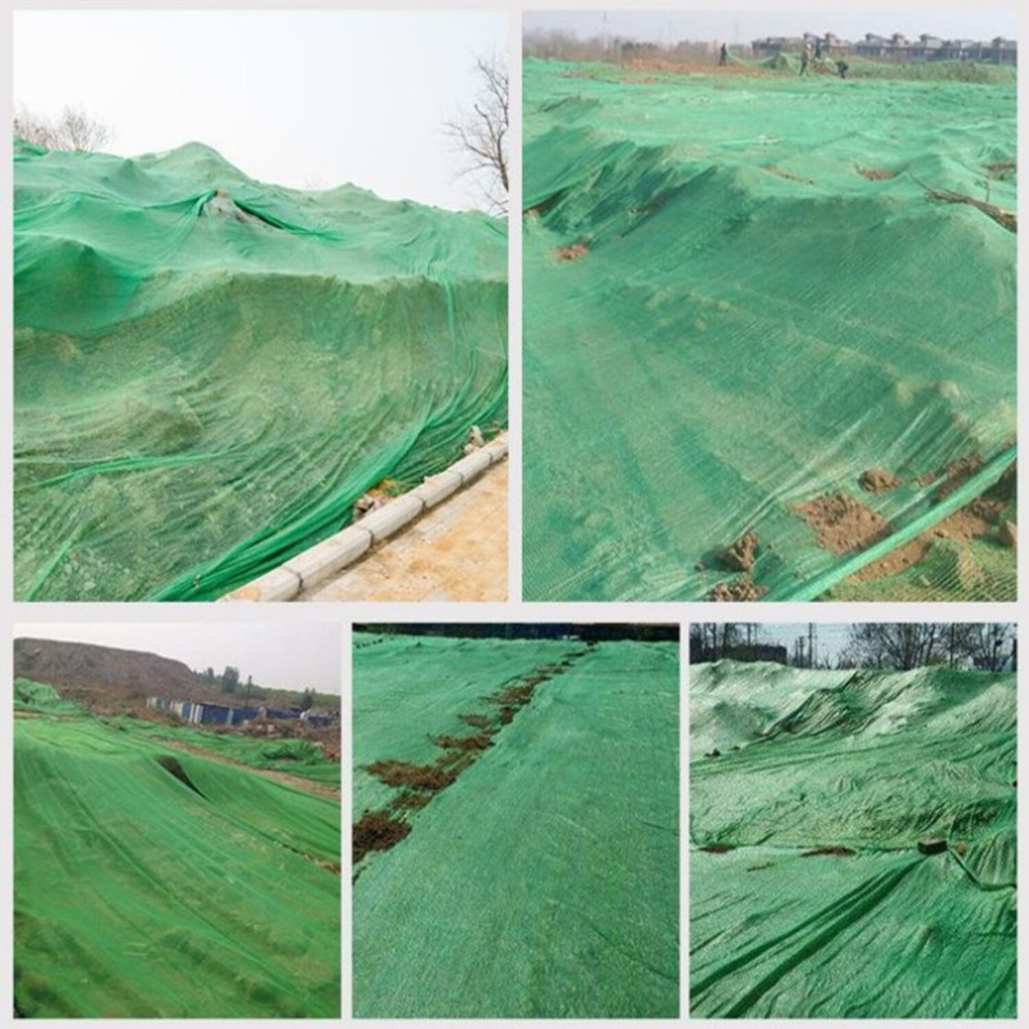 劲胜 盖土网防尘网建筑工地防尘网绿网覆盖网绿化网裸土遮盖网绿色