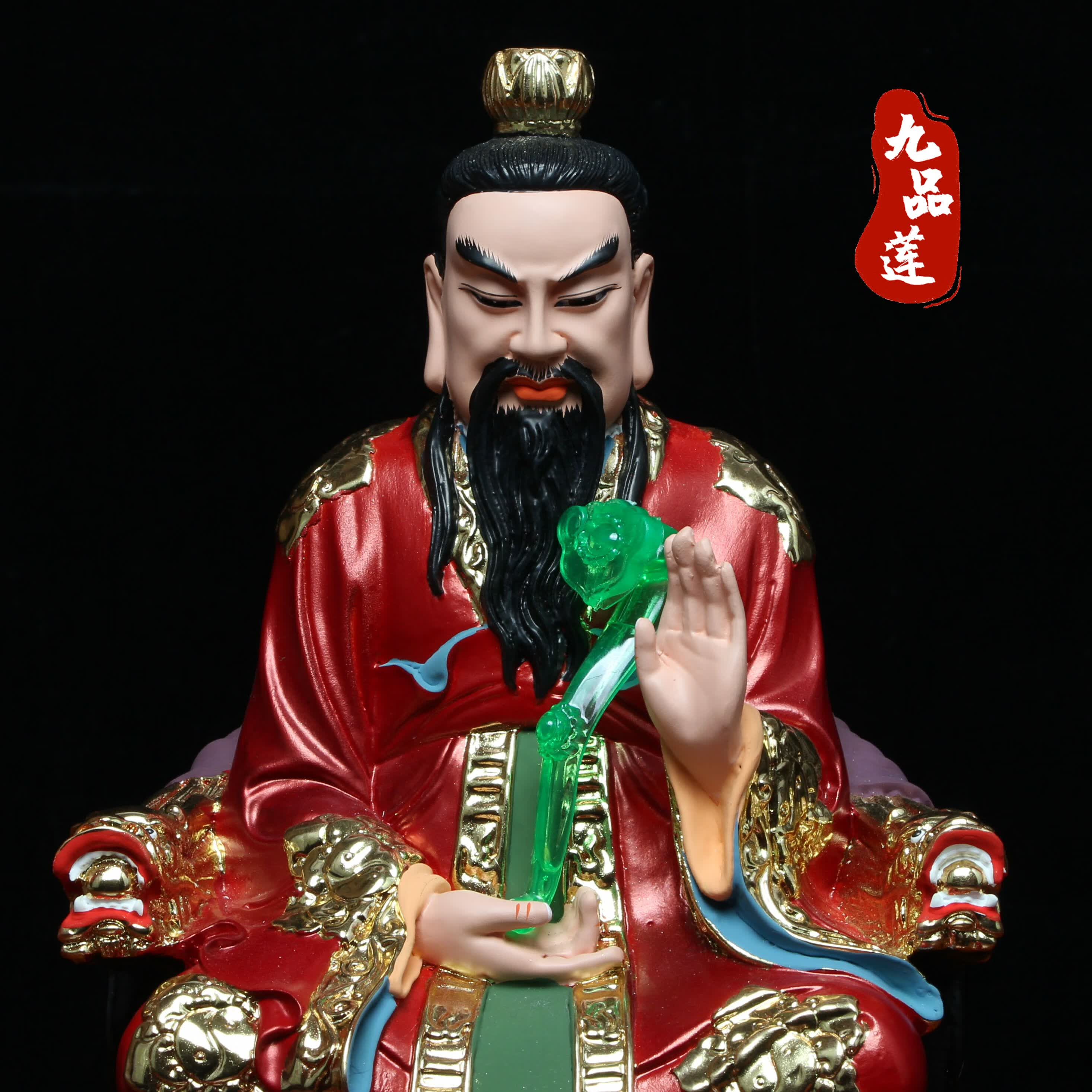 安天亲民 三清树脂神像道德天尊元始天尊灵宝天尊摆件太上老君原创