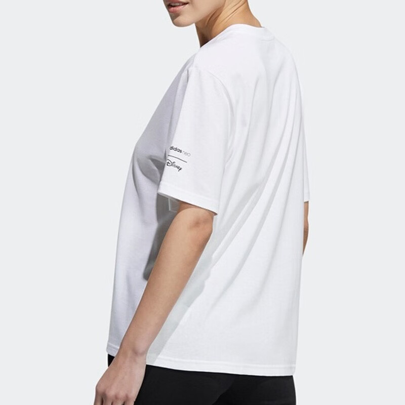 yysports adidas阿迪达斯neo短袖女新款运动休闲透气圆领上衣t恤hf