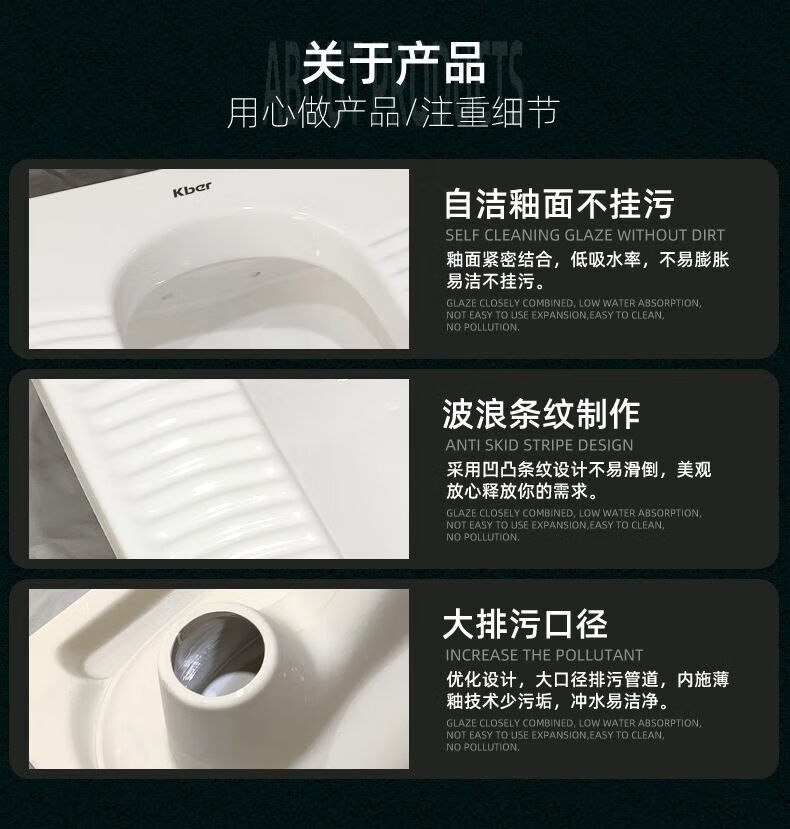 蹲坑卫生间陶瓷蹲便酒店厕所节水装修蹲坑便器美洁带弯蹲便器水箱套装