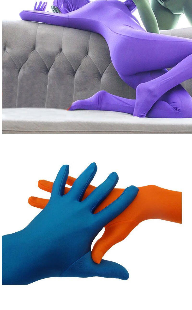 kigurumi全包紧身衣纯色莱卡zentai紧身衣全身包裹连体衣cosplay舞台