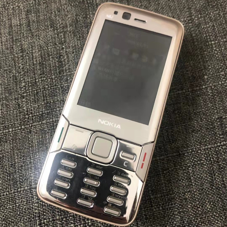 诺基亚n82经典怀旧直板智能3g老年人手机支持wifi原装 黑色【二电一充