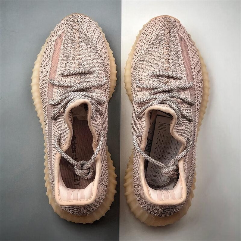 书舒bost 350 v2椰子粉色天使 新亚洲限定 爆米花 男女休闲运动鞋