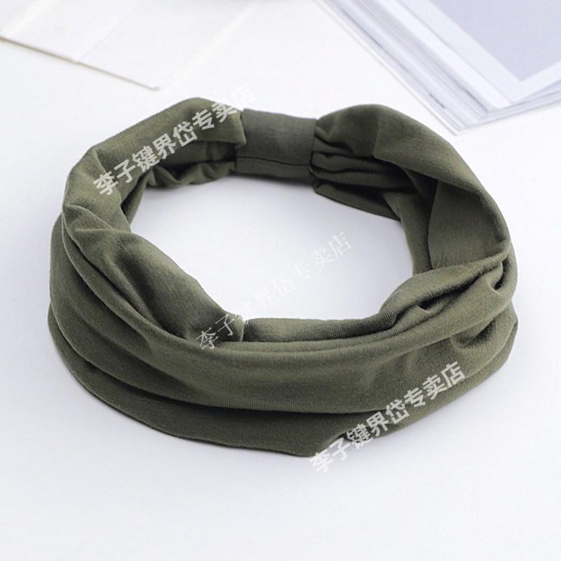 护额保暖防风护额头带运动发带女防风保暖骑行头巾防寒jc857彩色条纹