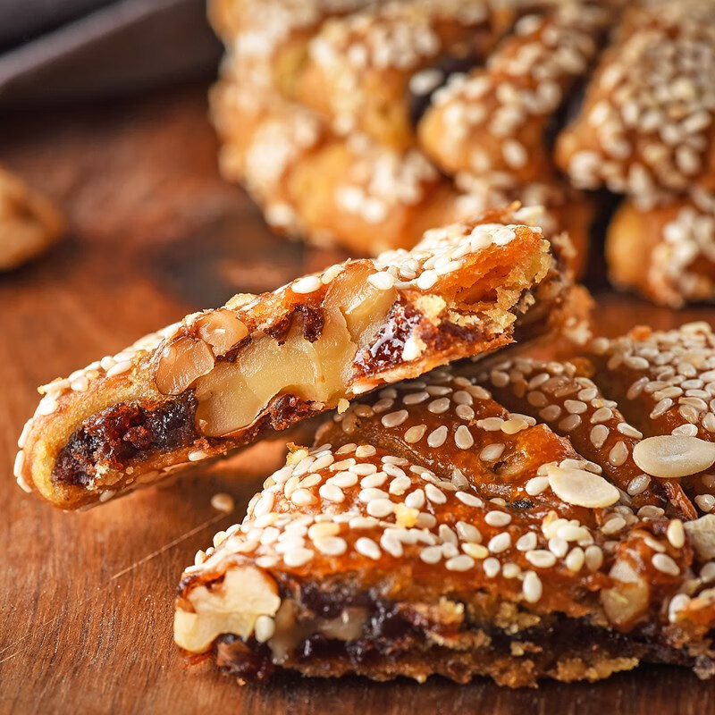 江阴马蹄酥传统特产手工制作月饼早餐糕点酥饼脆饼中秋零食小吃 手工5