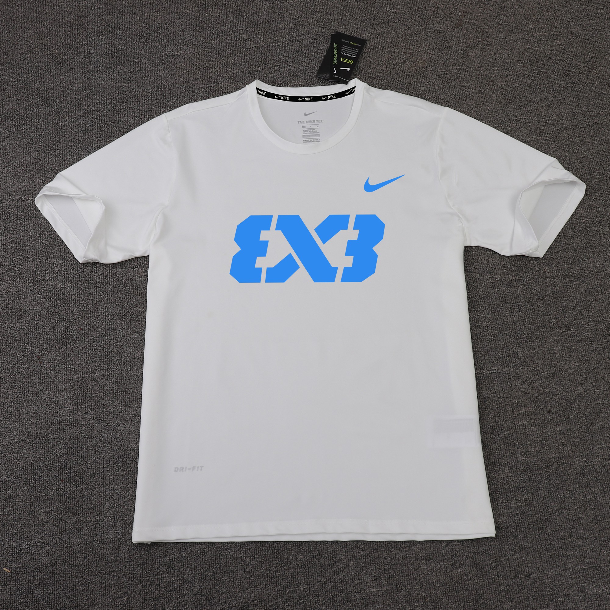 滕讯体育全明星nba美式3x3篮球短袖训练服高弹力冰丝速干衣男运动美式