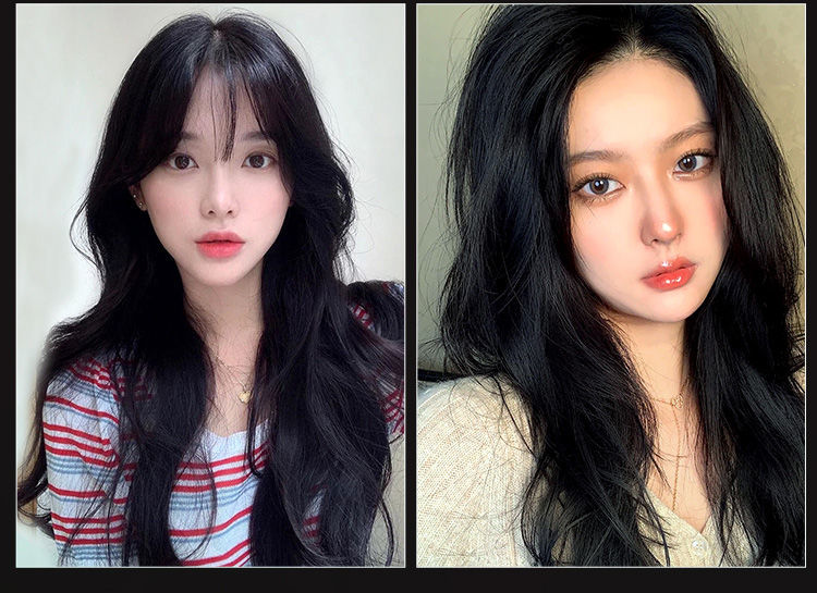 蓝黑茶色染发剂2021流行色显白学生自己染发膏奶茶灰棕色植物 4/77