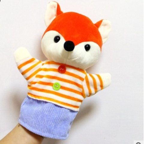 适用于娃娃大号动物手偶可爱宝宝毛绒玩具幼儿童卡通手套玩偶幼儿园