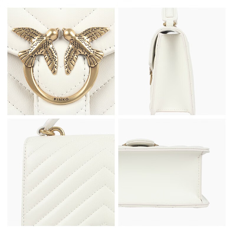 pinko 女士休闲燕子包单肩斜挎手提包袋 白色1p22ak y6xt z14 其它