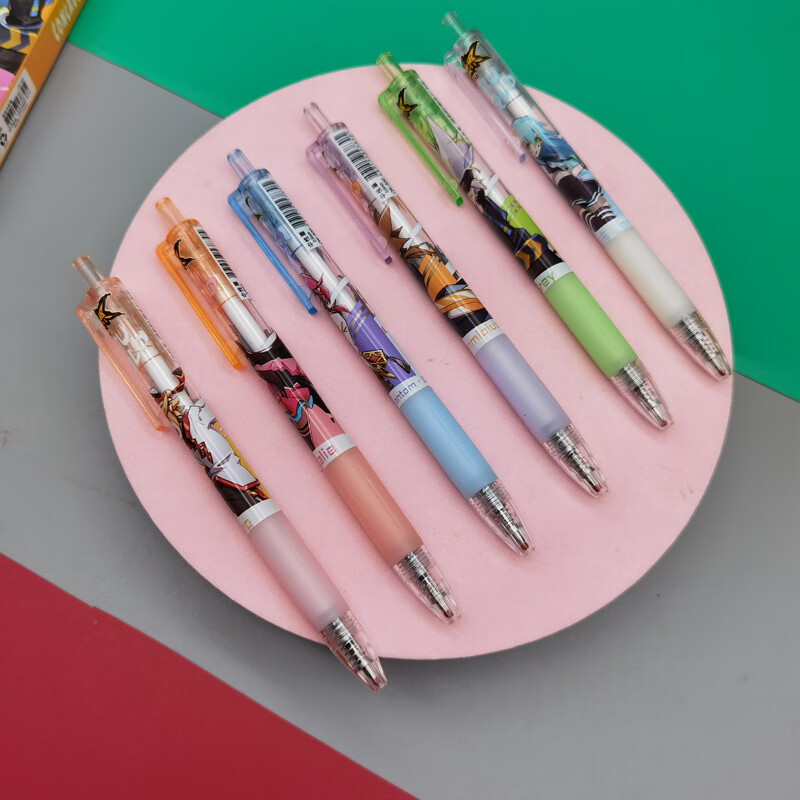 5mm可爱周边文具中小学生用盲拆盒 异世界生活盲盒笔6218-013 随机5支