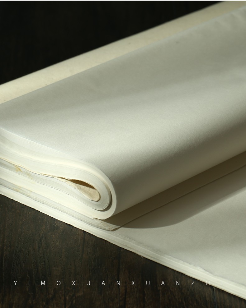 问纸楼安徽泾县宣纸扎花纸绵连蝉翼蝉衣宣纸国画生宣纸拓印用纸拷贝纸