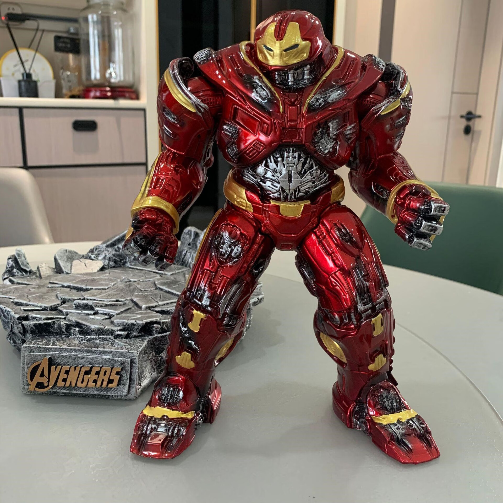 钢铁侠 复仇者联盟4反浩克装甲mk44模型生日礼物摆件仿金属大 反浩克