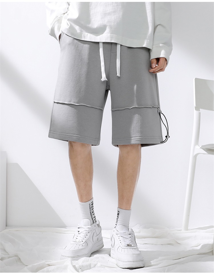 短裤男夏季港风ins潮牌宽松五分裤男士短裤沙滩裤青少年休闲中裤潮流