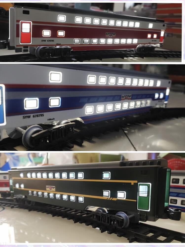 25k火车模型自车模型syz25k双车 可开关灯 合金壳 詹式握手钩 可跑车
