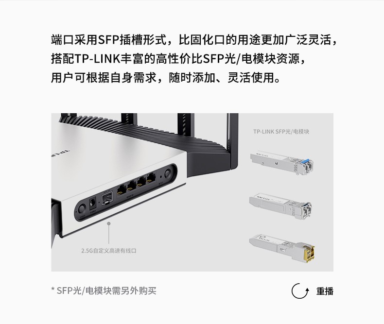 普联tplinkax6000双频千兆无线路由器wifi625g口xdr6080易展turbo版