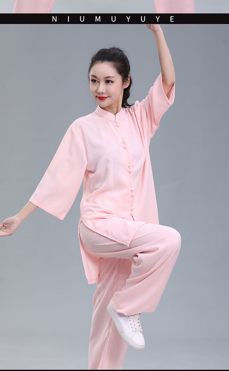 夏季女太极服上海服图片