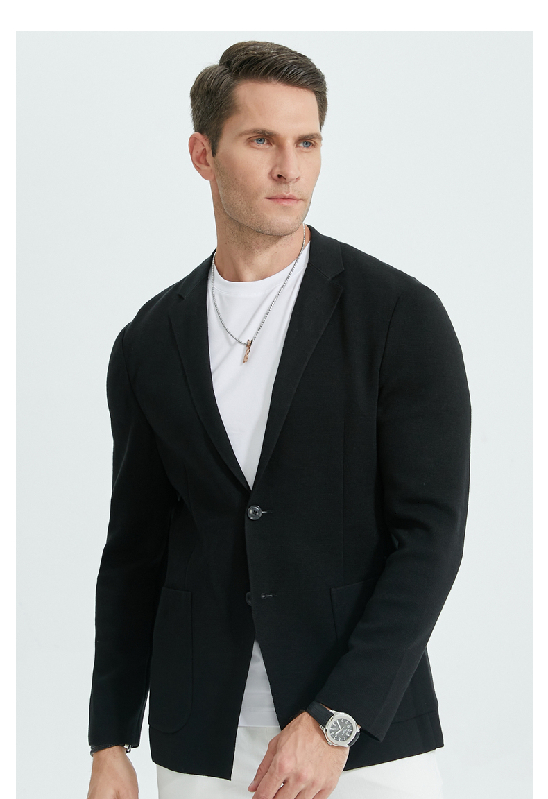 raidy boer/雷迪波尔【线上线下同款】春夏男修身横机针织西服3068-70