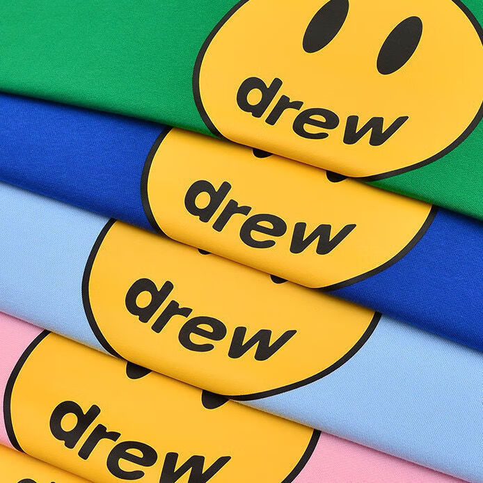 bluewordjustin bieber贾斯汀比伯同款卫衣连帽衫笑脸drew男女ins潮