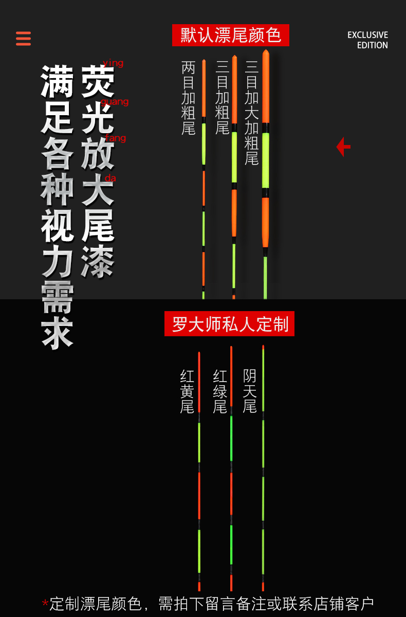 官正方品高灵敏浮漂加粗鲫鱼漂醒目大物漂黄金眼尊享版zx093号一支