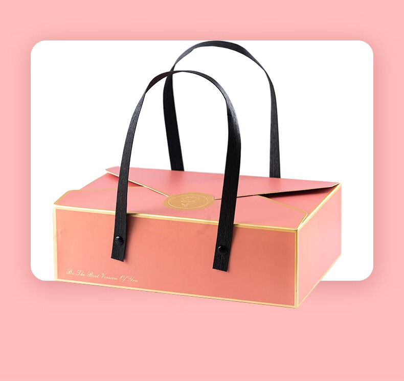 特百惠(tupperware) 蛋黄酥包装盒手提烫金月饼绿豆糕雪花酥礼盒中秋