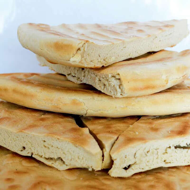 山东大锅饼锅盔即食熟食白面老面手工自制麦香烧饼火烧牛羊肉泡馍 5斤