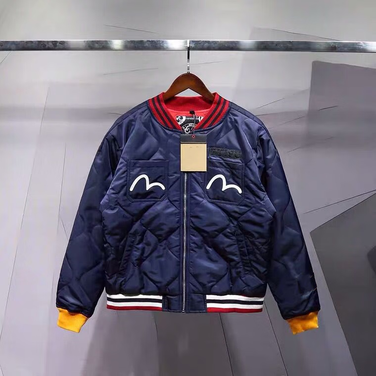 evisu福神2022秋冬新款大佛头刺绣棒球服男女同款休闲潮流夹克外套