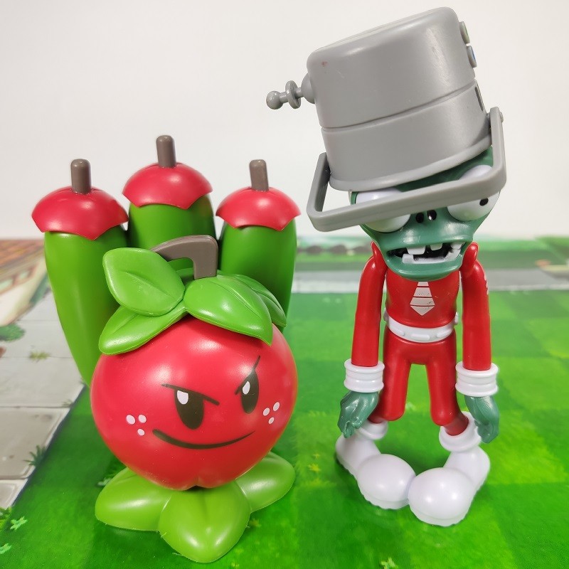 植物大战僵尸玩具苹果迫击炮新款可发射炮弹未来僵尸博士鸡2 散装苹果