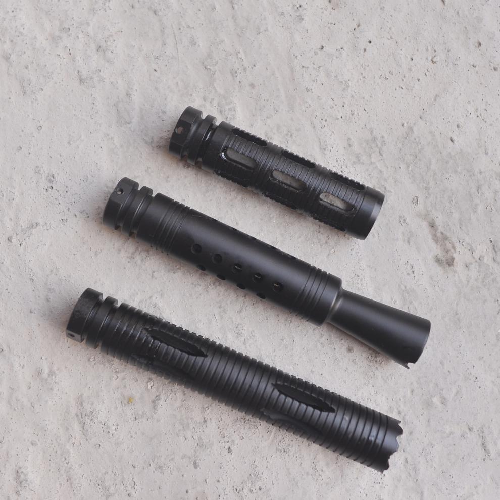 钢制14mm逆牙帽/到货可以用火烧,变磷化色 长9cm出口16mm/小9钢材