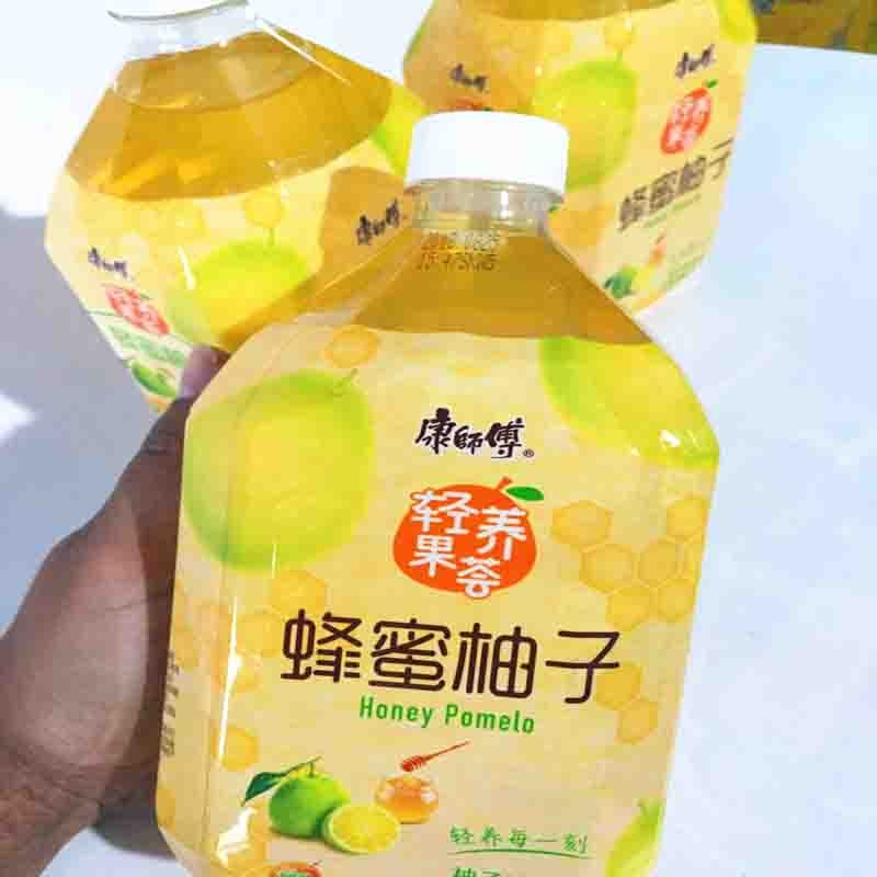 康師傅蜂蜜柚子茶1l大瓶整箱康師傅飲品果味飲料1l蜂蜜柚子4瓶