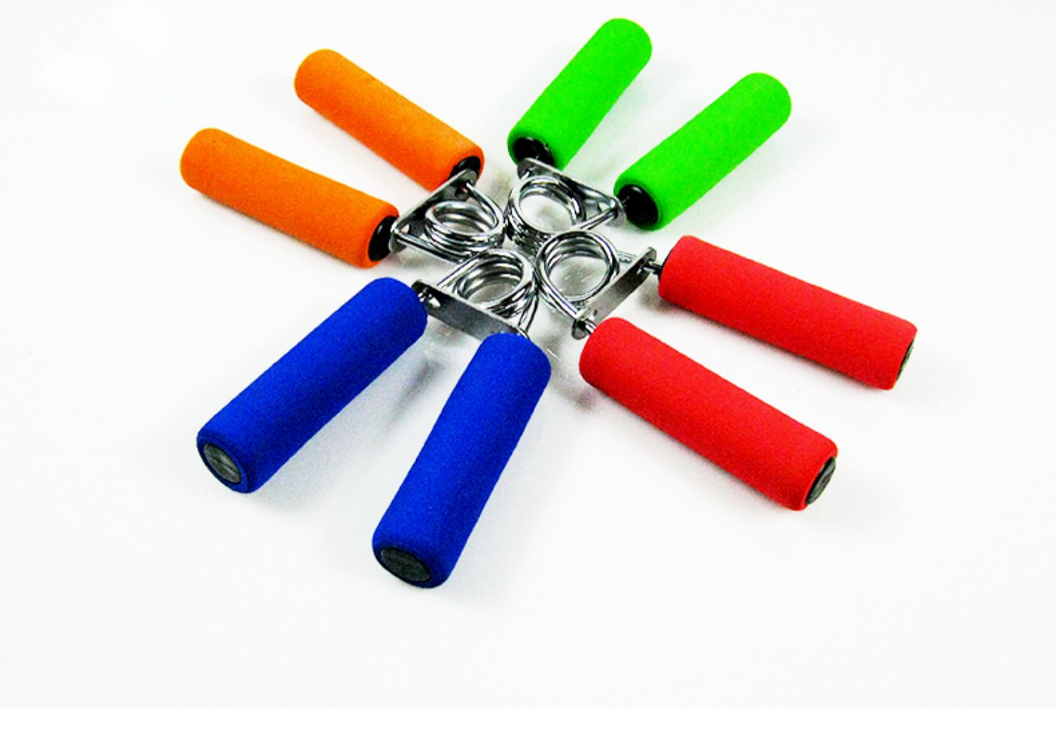 手劲专业练手力女士锻炼灵活学生五指手指训练圈红色5010握力器2个装