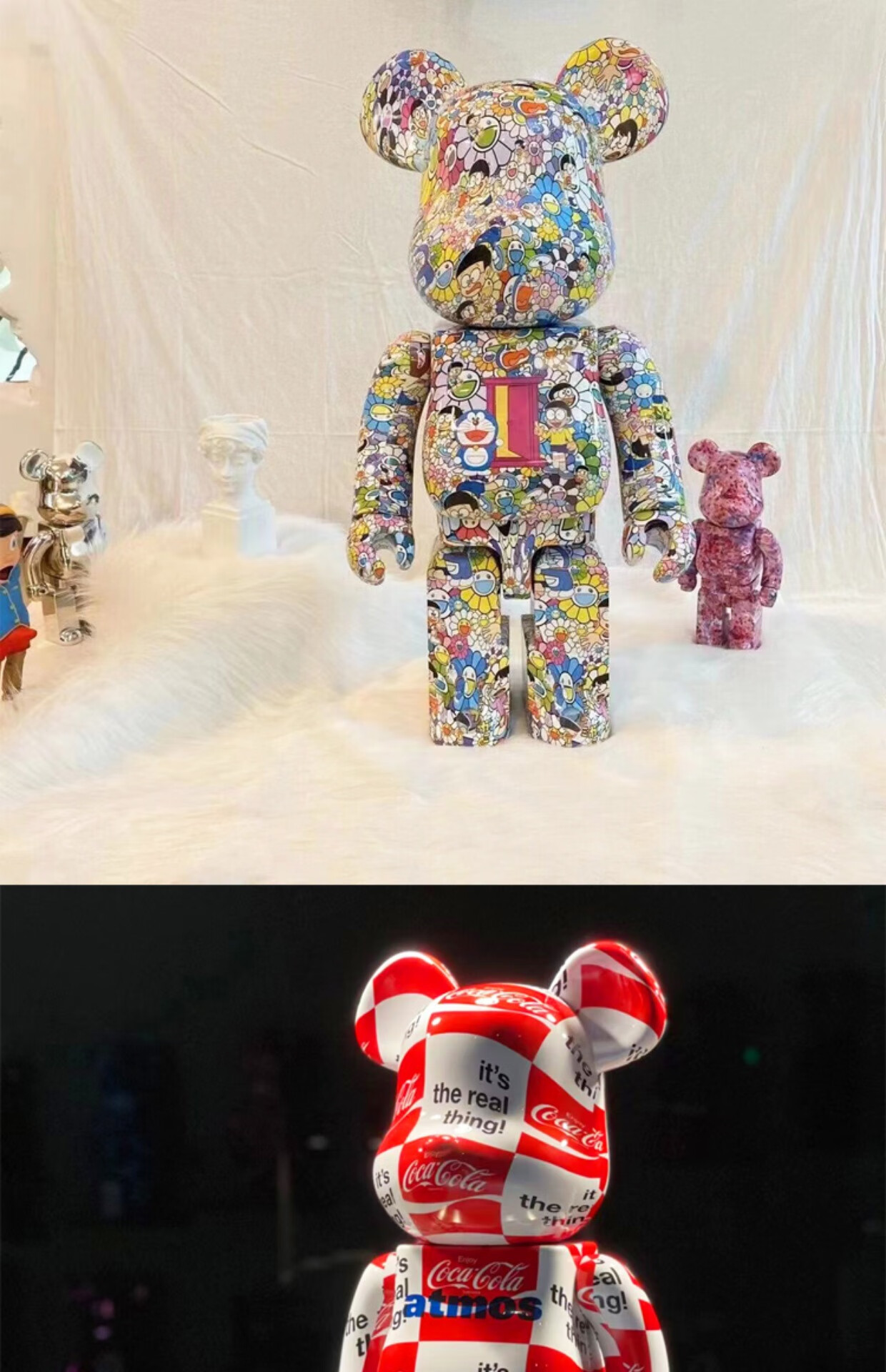 欧因暴力熊1000%客厅落地大号摆件积木熊潮玩千秋盲盒欧因 【版】70