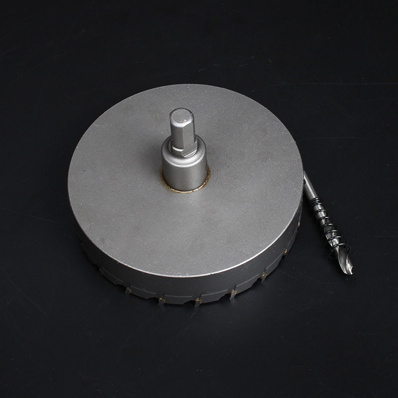 铝板开孔器硅酸钙板开孔器筒灯金属天花石膏 合金开孔器30mm【图片