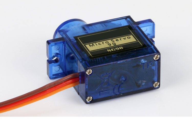 sg90 舵机9g大扭力360度 机器人机械臂90度航模微型 迷你数字舵机 黑