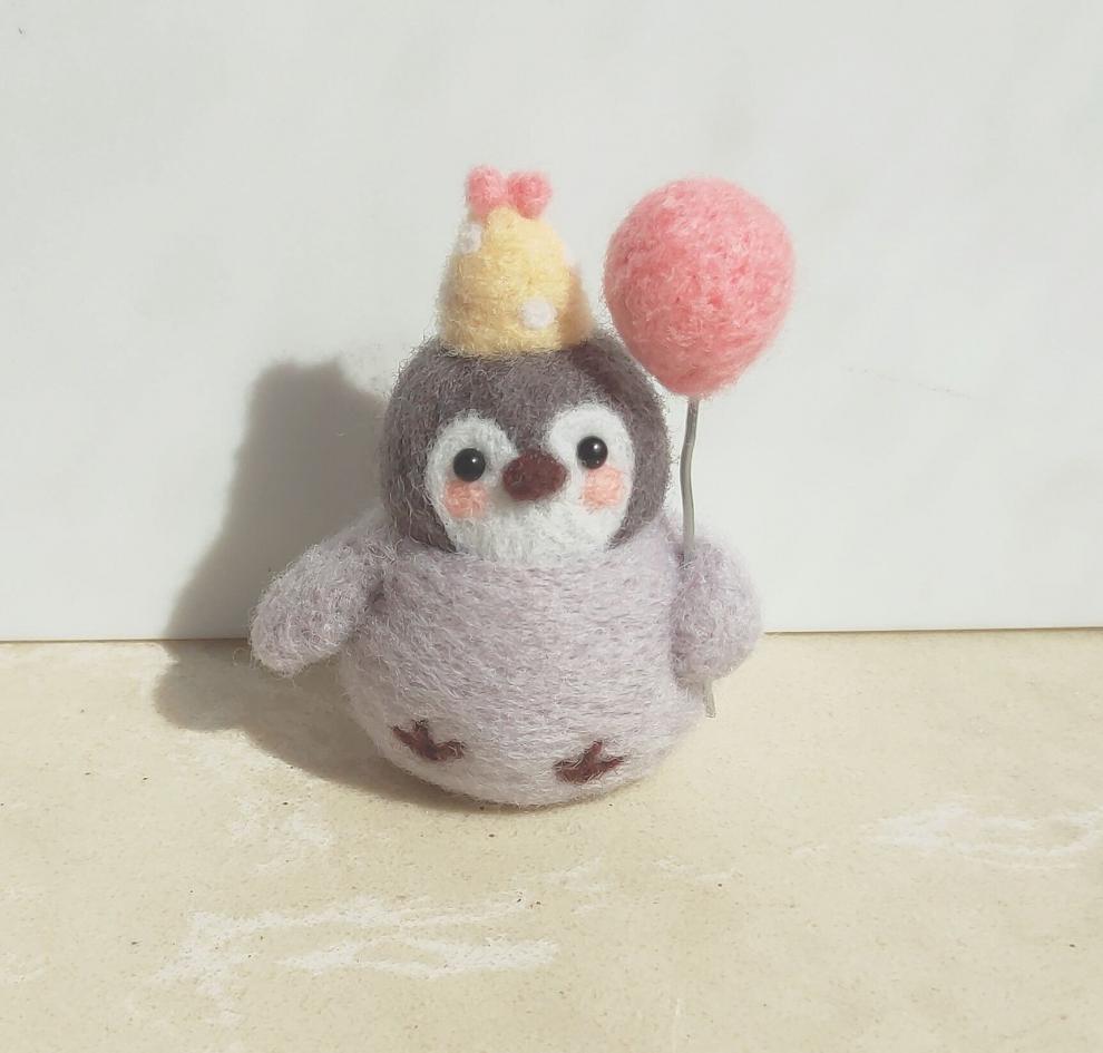 羊毛毡戳戳乐成品羊毛毡成品钥匙扣可爱动物车挂节日创意小礼物支持来