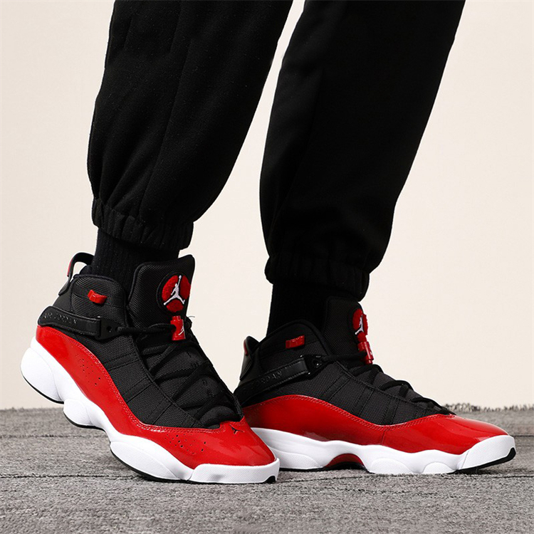 nikeairjordan6ringsaj6黑红六冠王男子篮球鞋32299206032299206042