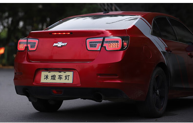 适用于雪佛兰12-15款迈锐宝尾灯总成改装led光导行车灯流光转向灯 12