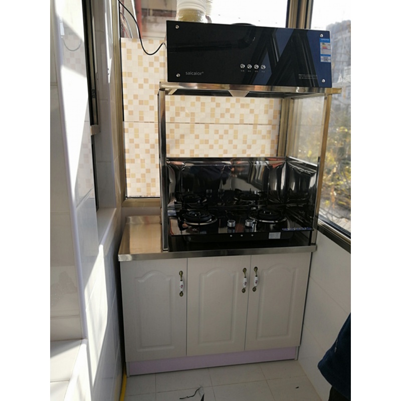 抽油架子支架 阳台窗户油安装架子玻璃排烟罩抽油支架不锈钢烟罩 樱花