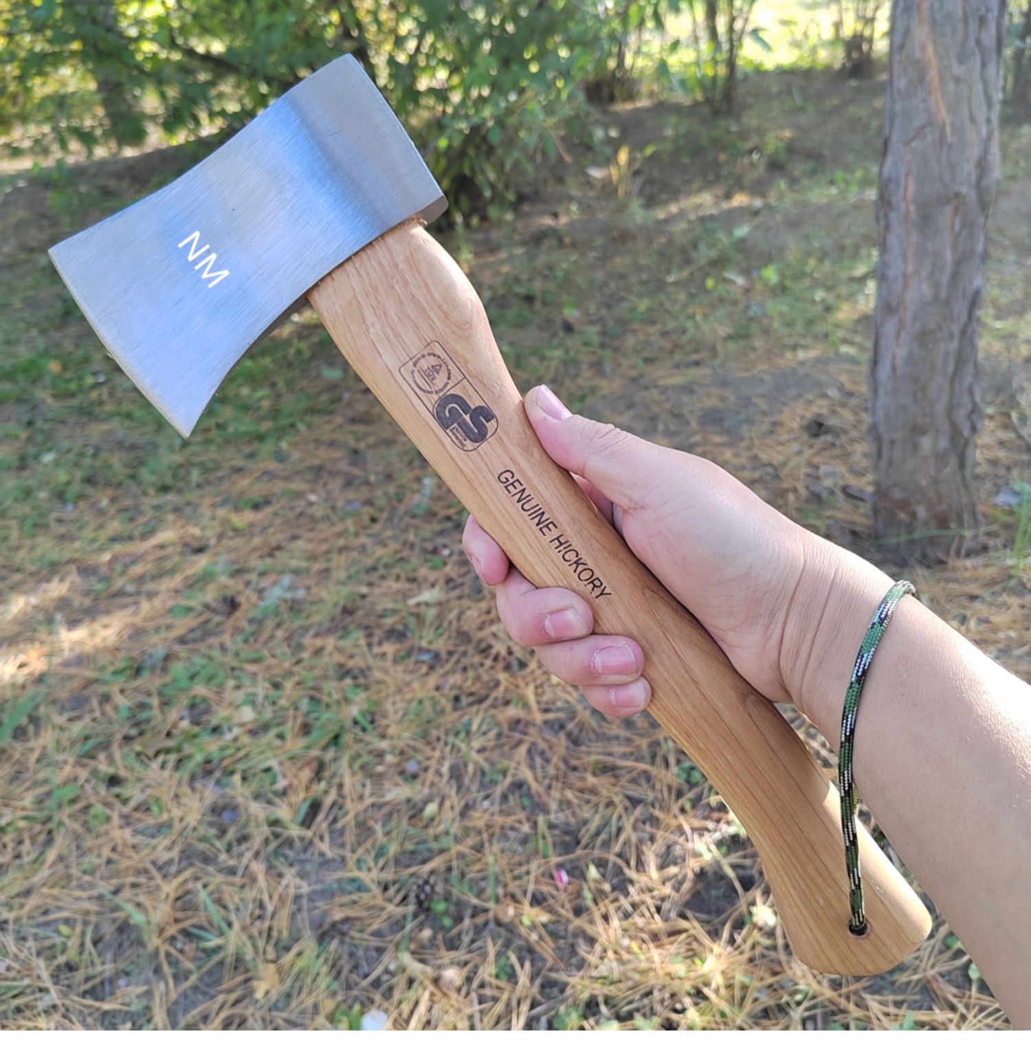 锻打手斧头野营斧装备户外斧头刀消防斧木斧子露营小斧劈柴伐木斧