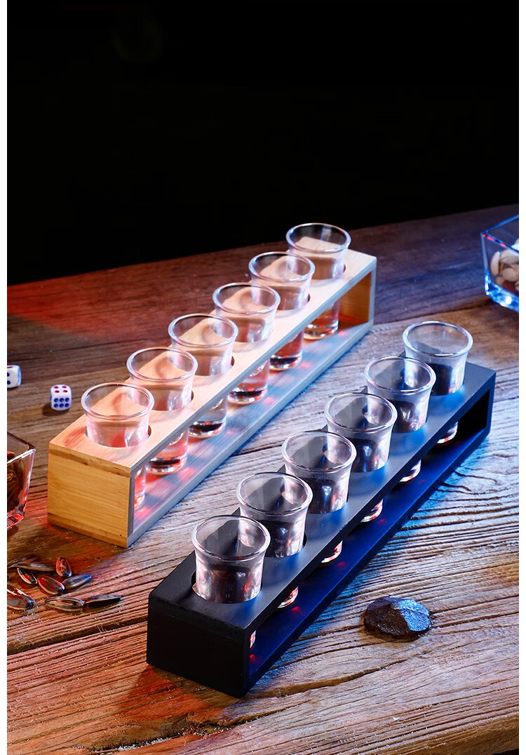 酒吧子弹杯套装 白酒杯吞杯烈酒杯一口shot杯b52洋酒杯鸡尾酒杯子