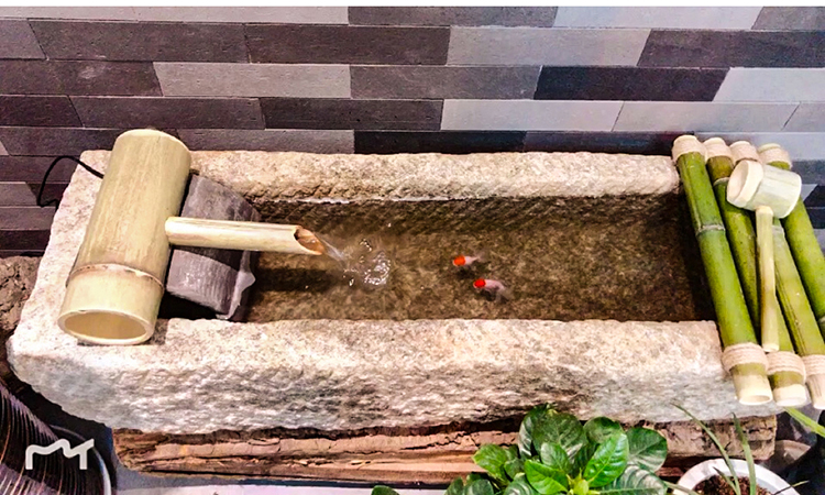 工匠时光老石槽流水摆件户外庭院石缸景观旧石头鱼缸花盆猪槽阳台水景