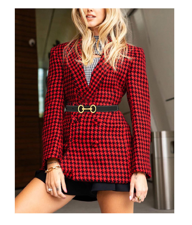 香港专柜气质潮牌刘诗诗明星同款皮带女士装饰外搭西装衬衫时尚百搭配