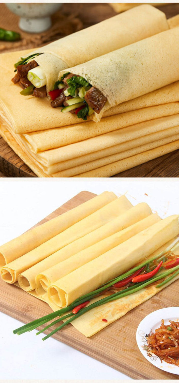 正宗山东煎饼大米小米黑米全麦面大煎饼粗杂粮无油软煎饼现做小米面味