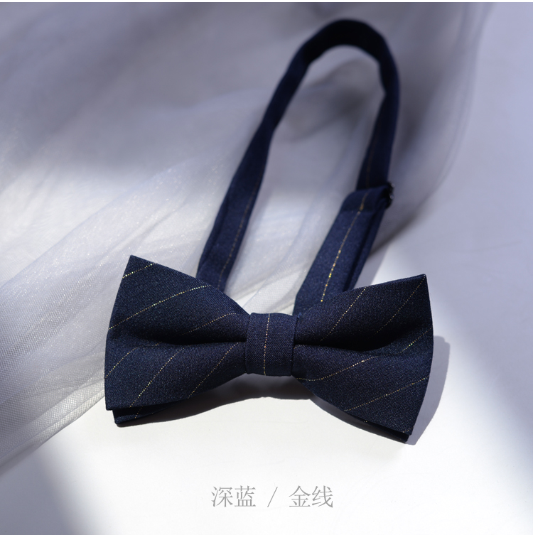 领结新郎领结男礼服西装蝴蝶结正装灰色男士纯色蝴蝶结婚礼伴郎新郎