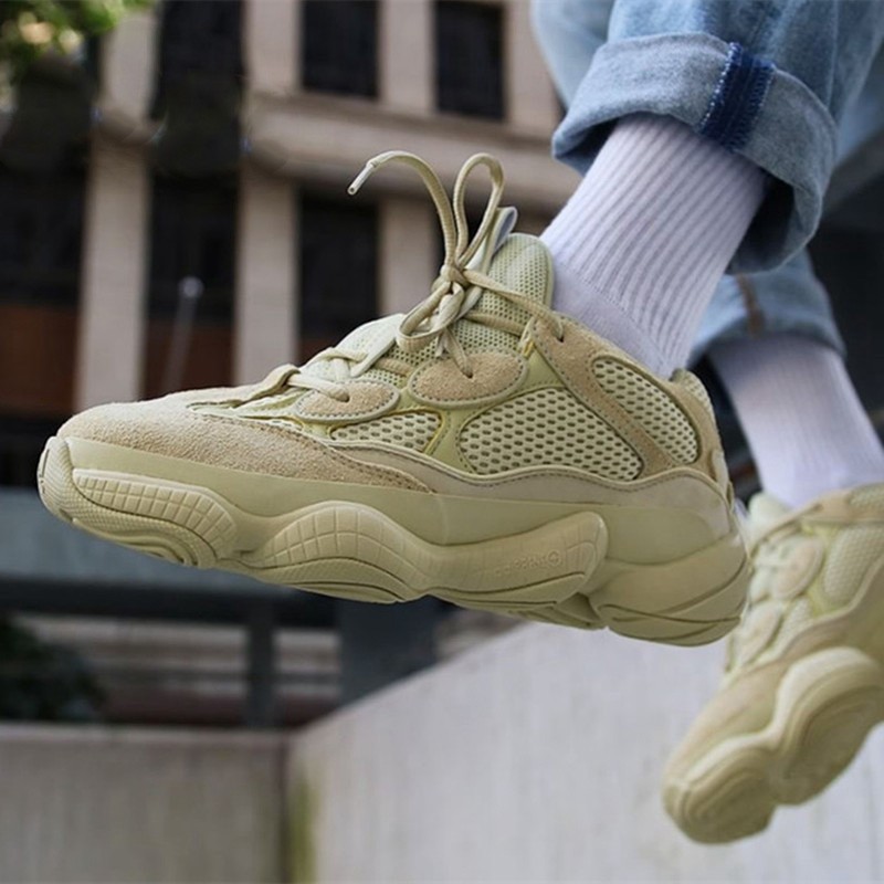 阿迪达斯adidasyeezy500rattblush侃爷椰子500老爹鞋跑步鞋f36640fv