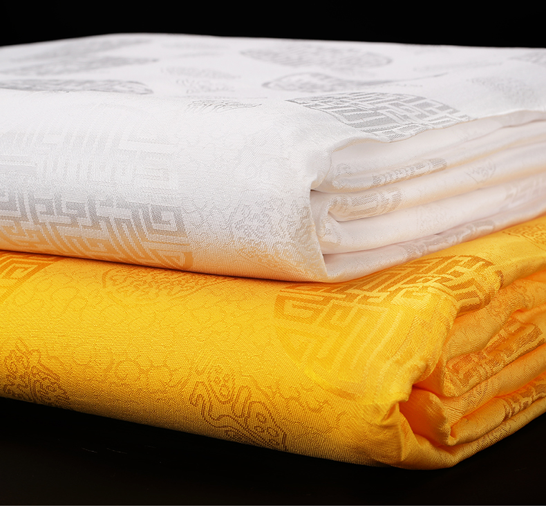 天顺祥寿被寿盖单福寿款丝质面料火化殡葬用全套铺金盖银老人寿被褥