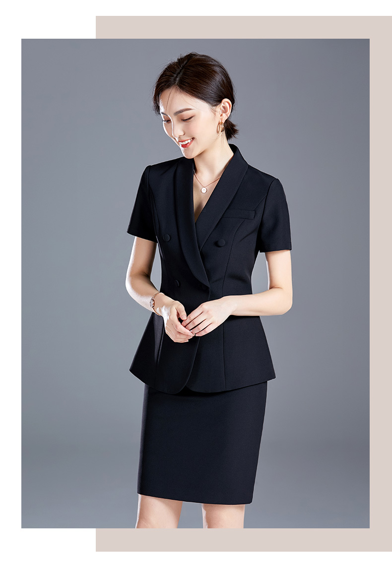 女装高端职业装气质总裁西装套装女短袖ol正装经理工作服套裙夏季新款